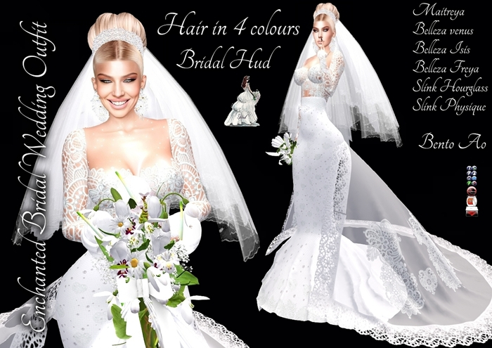 ENCHANTED BRIDAL WEDDING OUTFIT