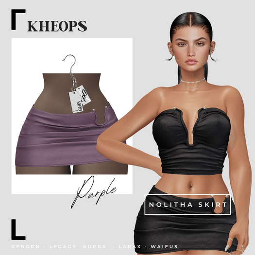 Kheops  /\ - NOLITHA  - SKIRT - Purple
