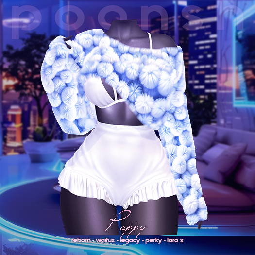 - POONSH - Poppy Outfit (white)