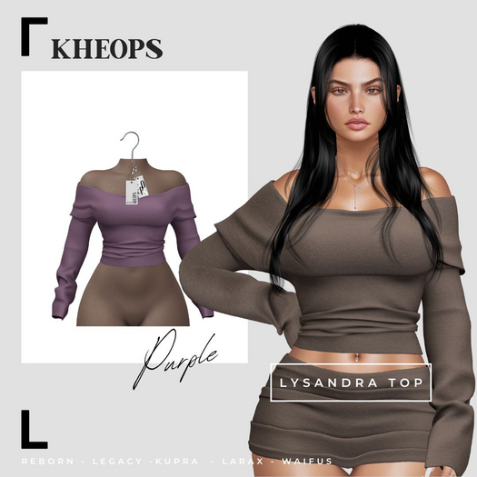 Kheops  /\ - LYSANDRA - TOP - Purple