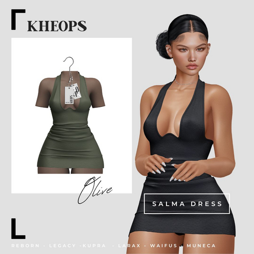 Kheops  /\ - SALMA - DRESS - Olive
