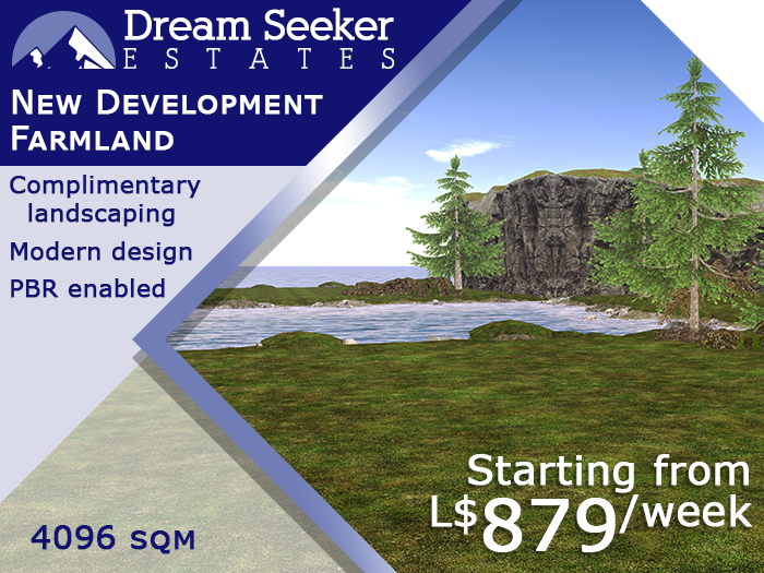 [New Development Land - Farmland] - Starting at L$879/week 4096sqm