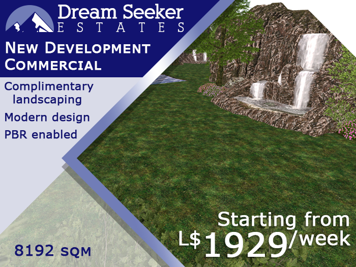 [New Development Land - Commercial] - Starting at L$1929/week 8192sqm
