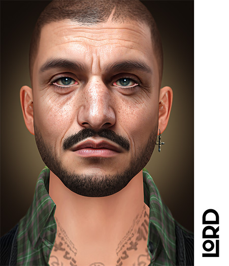 .LORD. Shape TRENT for Lelutka Head Aaron