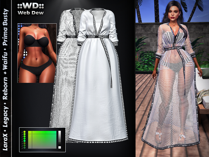 ::WD:: Breeze Dress - Green Shades