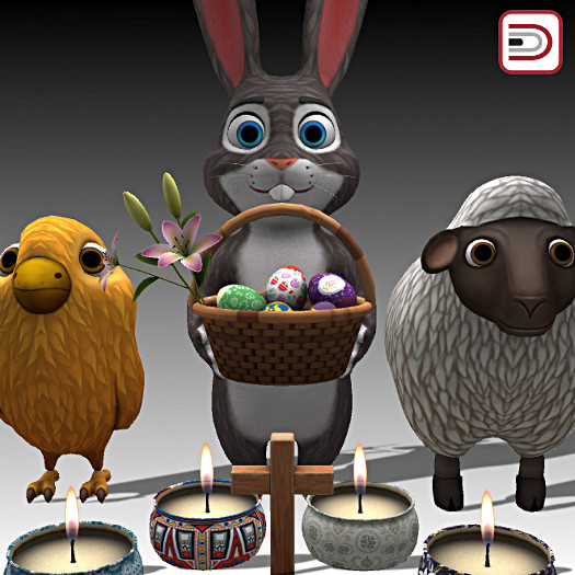 [Danya] Easter Cartoon Props