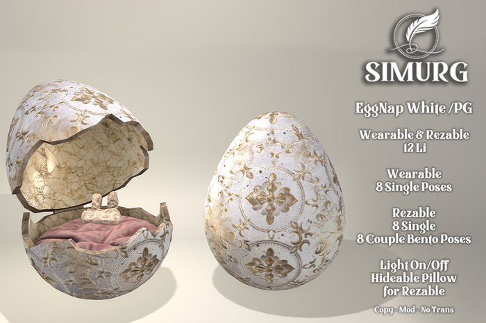 Simurg - EggNap - White / /PG