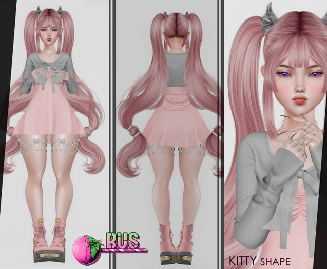 [bus] DEMO KITTY Shape [GENUS MORPHtoon]