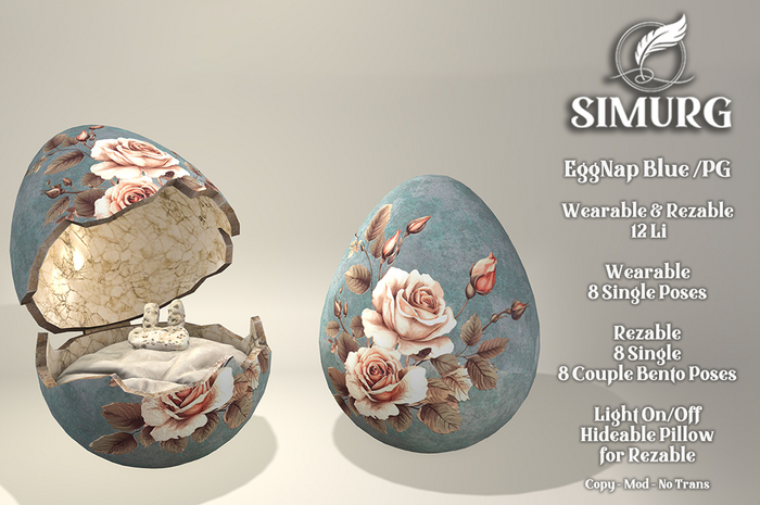 Simurg - EggNap - Blue / PG