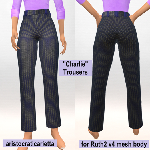 {AristocraticArietta} [RUTH2] "Charlie" Trousers