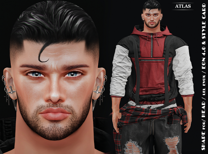 *ATLAS* SHAPE BRAD for LeL EON Head 4.0 & STYLE CARD