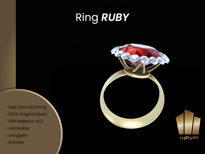 AZ Diamond Ring RUBY (transfer)