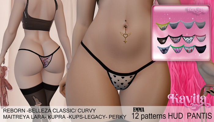 *Kavita* EMMA PANTYS-12 PATTERNS HUD 