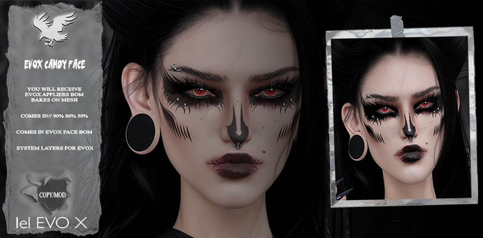 Cherry//Crow =EVOX Candy face