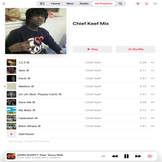 Music HUD Unpacker - Chief Keef Mix
