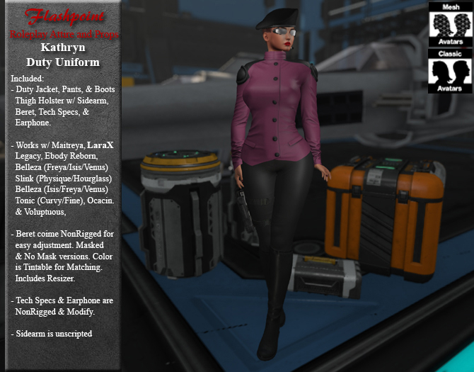 Kathryn Spaceforce - Duty Uniform Pink