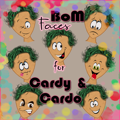 Cardy and Cardo Face Skin Pack 4