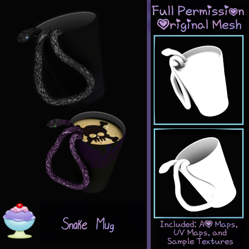 [Sherbert] Full Perm Snake Mug (ADD)