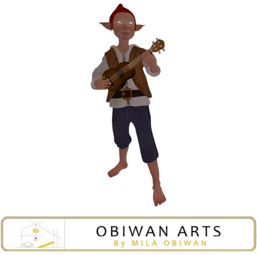 Musical Elf Figurine