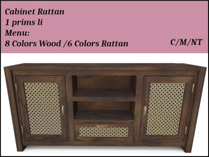 Cabinet Rattan -RAF- ADD
