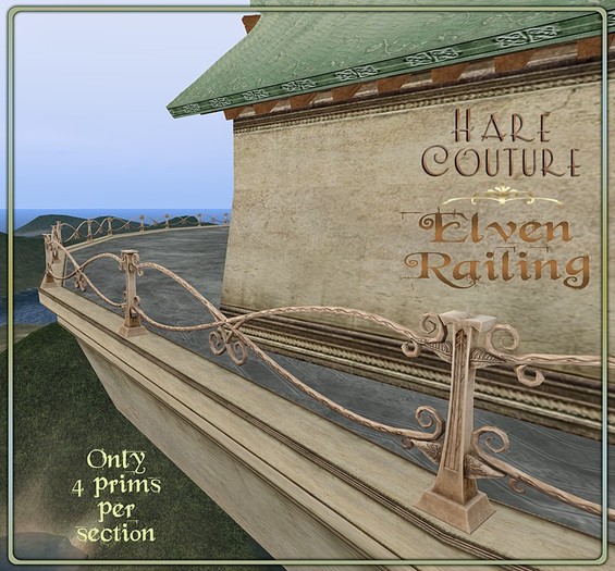 ~ Hare Couture ~ Sculpted Elven Railing