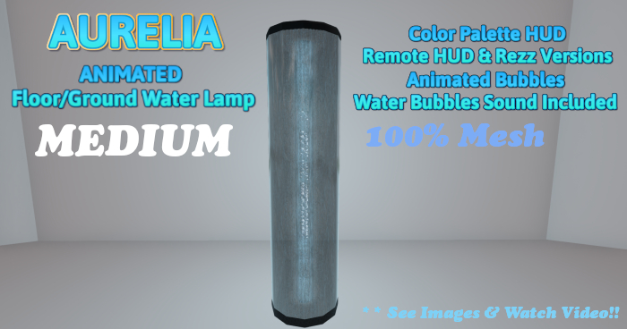 Medium Animated Floor Water Lamp (100% Mesh)