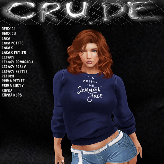 I'll Bring the Innocent Face Women's Sweatshirt (WSL  <Wear Me>
