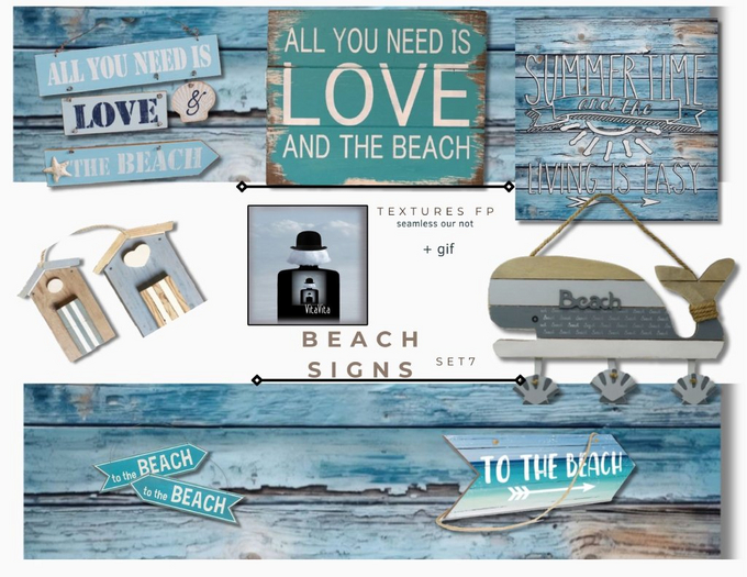 6 Beach signs FP set7