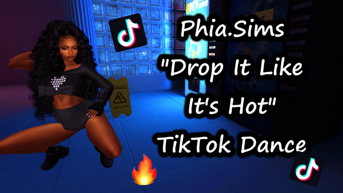 Phia.Sims Drop It Like It's Hot TikTok Dance Animation