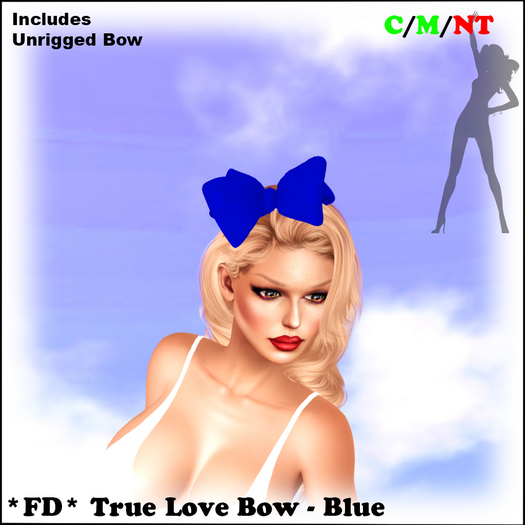 *FD* True Love Bow [Boxed] Blue