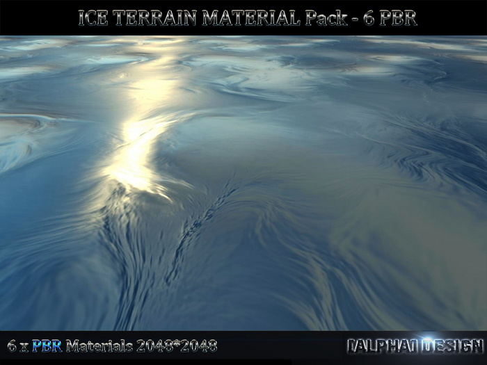 ICE MATERIAL SET - PBR 2K