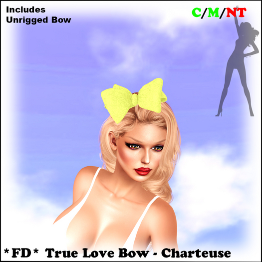 *FD* True Love Bow [Boxed] Chartreuse