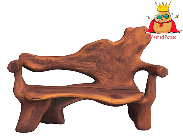 Rustic Bench Full Perm