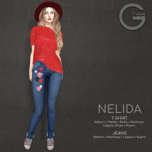 Ghee - Nelida red  -  BAG (add)