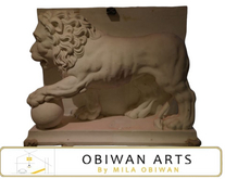 Wall Relief Panel  Majestic Lion