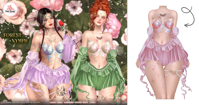 Top rose VAKI KVAKI ~ *Forest Nymph*