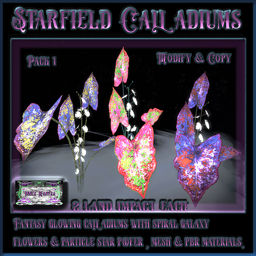 +Inner Mantra+  Starfield Calladiums Pack 1