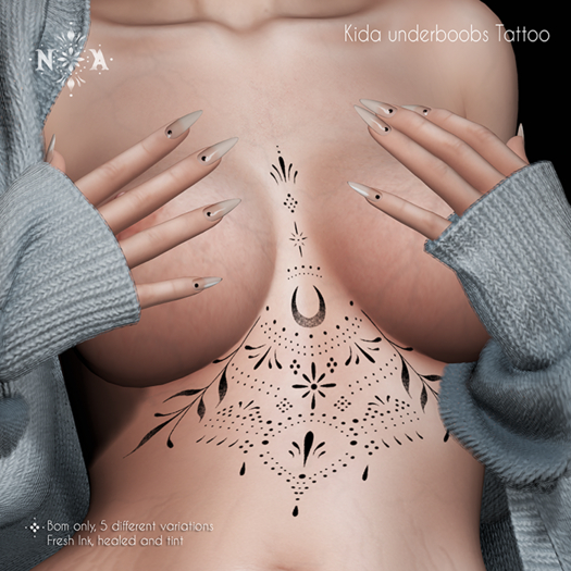 : Noya : - Kida Underboobs Tattoo