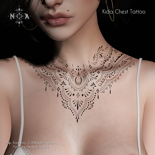 : Noya : - Kida Chest Tattoo