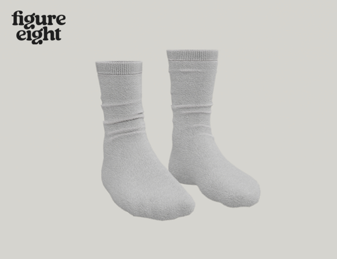 Figure 8 - Fuzzy Socks White