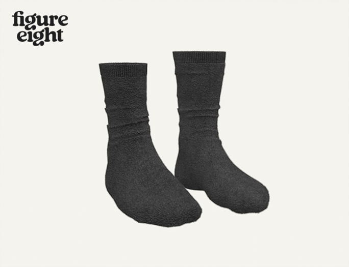 Figure 8 - Fuzzy Socks Black