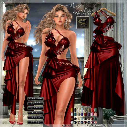 Son!a-Edge Zada Cocktail Dress Red