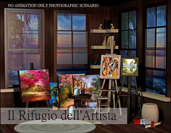AS & SH " IL Rifugio dell Artista"   [scene]