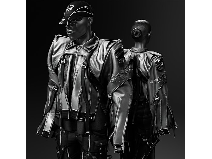 [R8TERZ] Kenji Set Oversized Jacket Grey