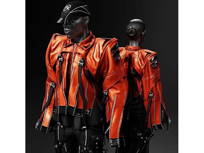 [R8TERZ] Kenji Set Oversized Jacket Orng