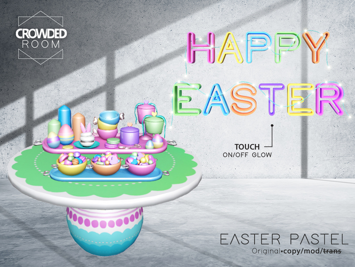 Crowded Room - Happy Easter - Pastel 