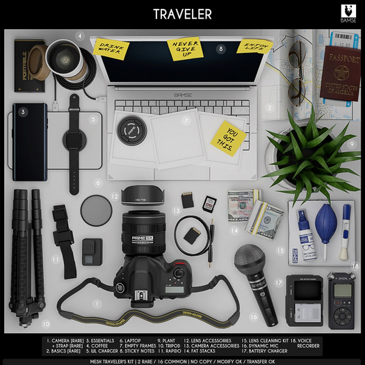 BAMSE : Traveler - Laptop