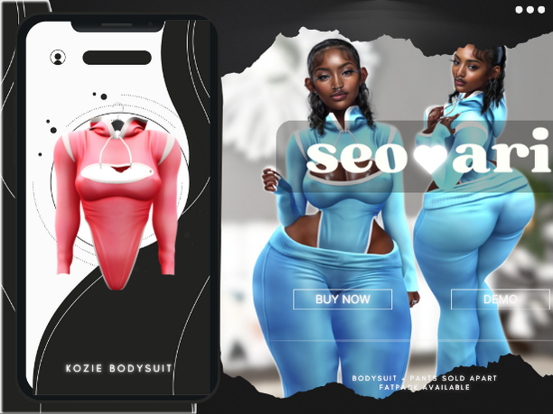 seoari . Kozie Bodysuit Softpink - [ADD]