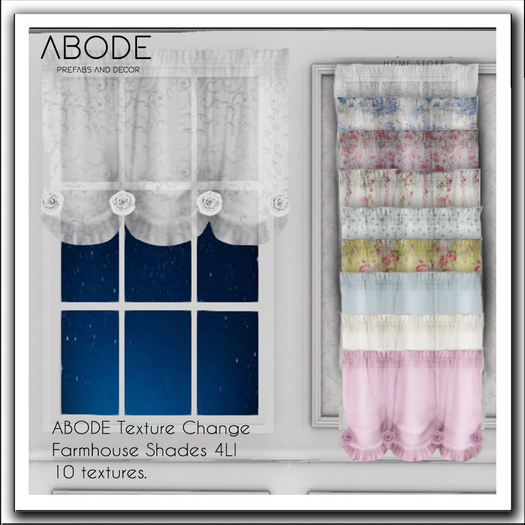 ABODE Farmhouse Shade - Shades and Valances