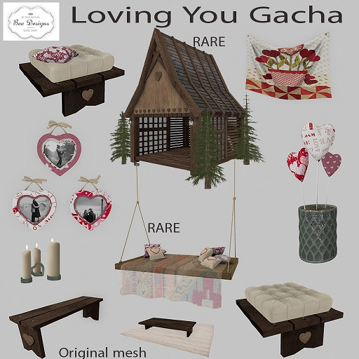 .:Bee Designs:. Loving You Gacha Seat